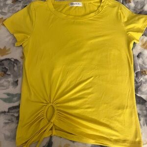 Forever 21 Bright Yellow Short Sleeve Tee